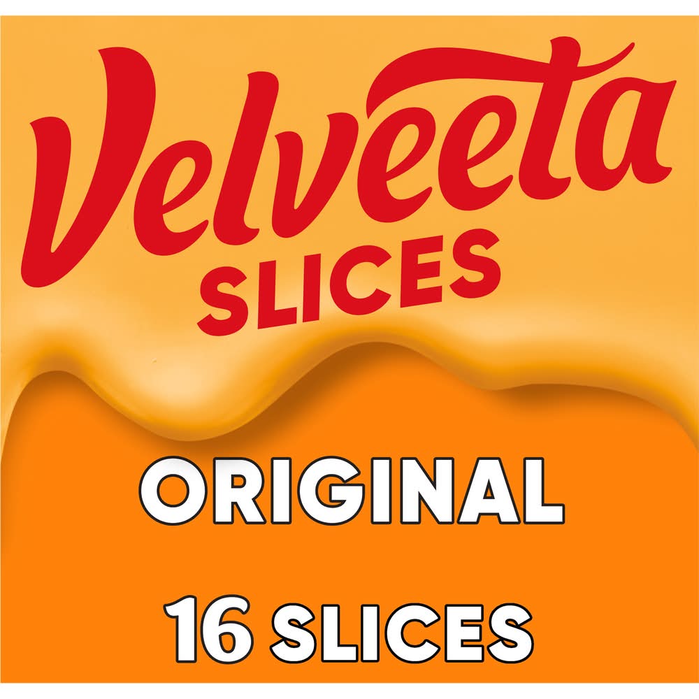 Velveeta Cheese Slices (12 oz, 16 ct)