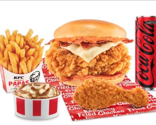 MegaCombo Chipotle Bacon Burger+Pieza