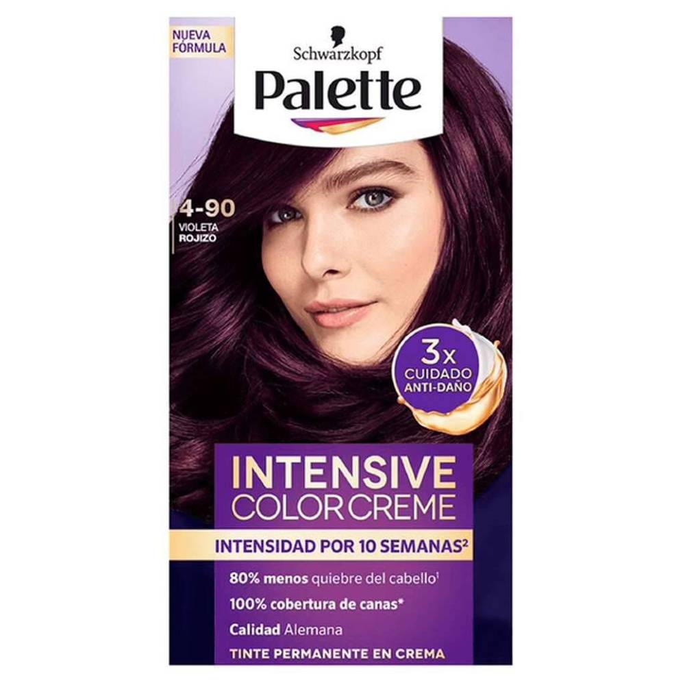 Palette tinte permanente color creme violeta rojizo 4-90 (1 pieza)