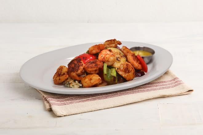 Deconstructed Kabobs with Shrimp