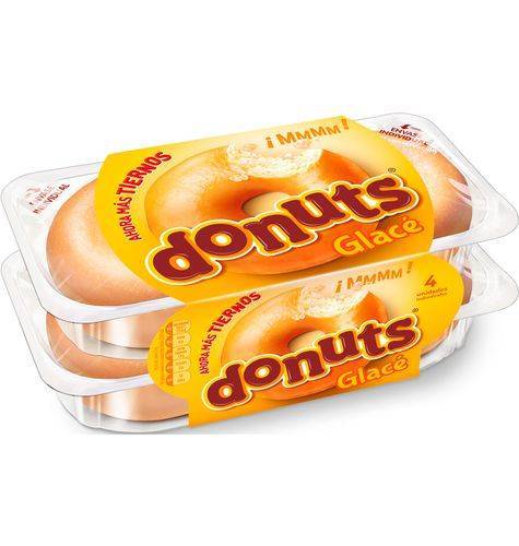 Donuts Glace 4 Unidades (208 g)