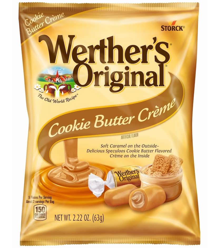 Werther's Original Creme Caramels Chewy Candy, Cookie Butter (2.2 oz)