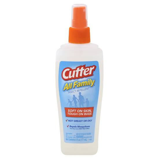 Cutter All Family Insect Repellent Soft on Skin (6 fl oz)