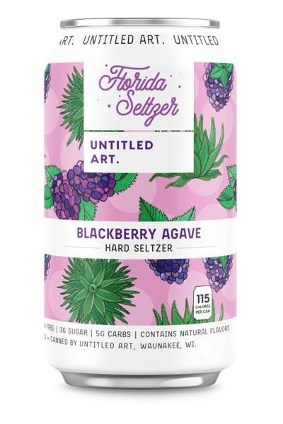 Untitled Art Florida Seltzer Blackberry Agave Beer (12 fl oz)