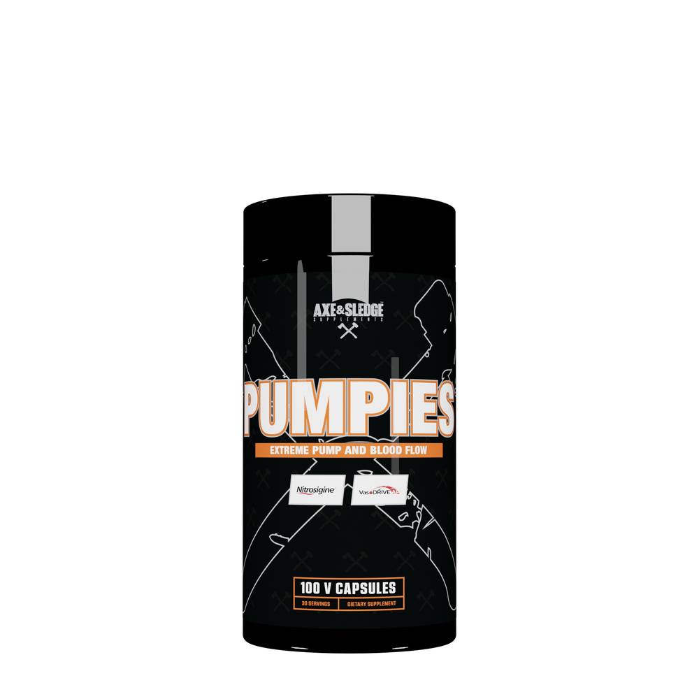 Pumpies Extreme Pump and Blood Flow - 100 Capsules (20 Servings)