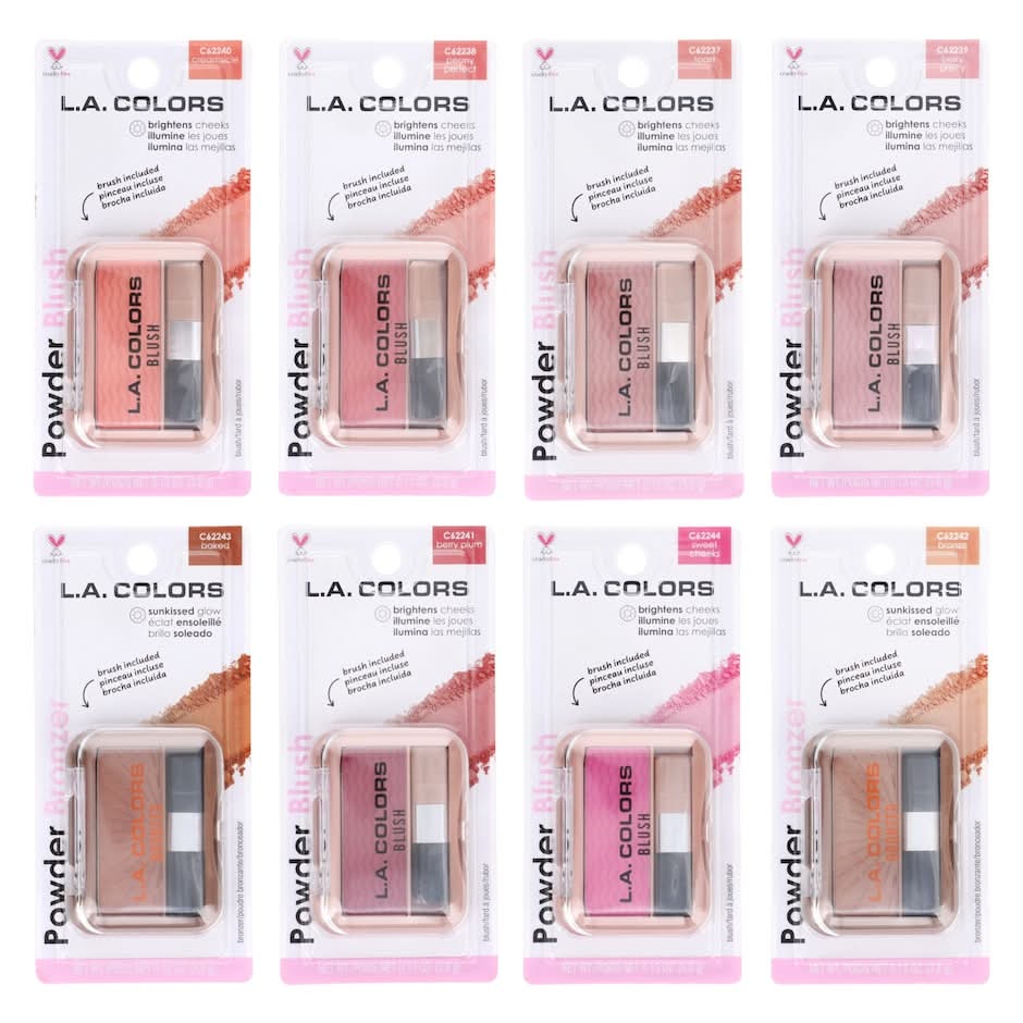 L.A. Colors Powder Blush, 1-ct.