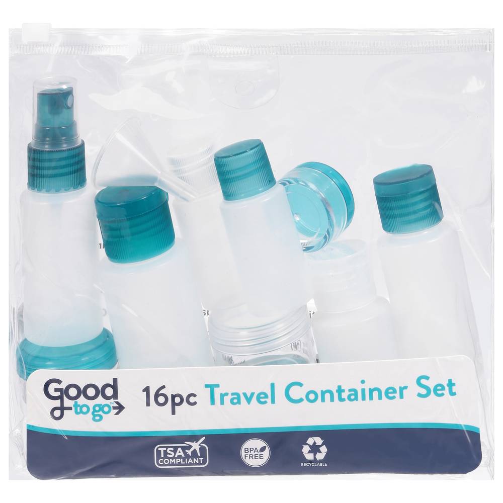 Good To Go Travel Container Bottle Kit