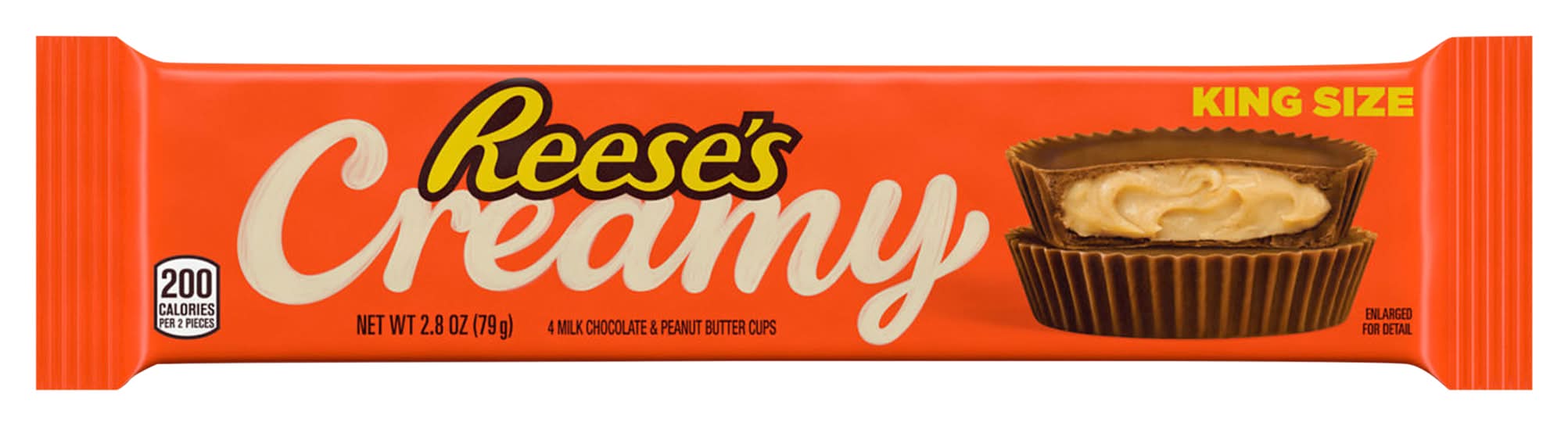Reese's King Size Creamy Milk Chocolate Peanut Butter Cups (2.8 oz)