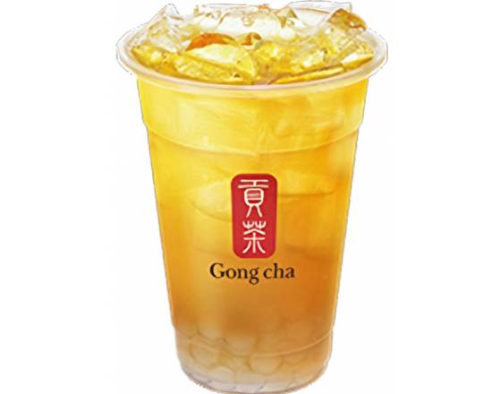 Lychee Honey Green Tea with White Pearls