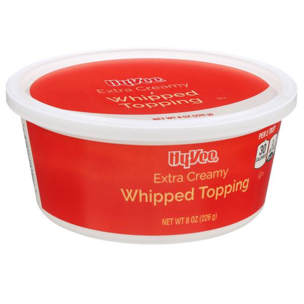 Hy-Vee Whipped Topping Extra Creamy (8 oz)