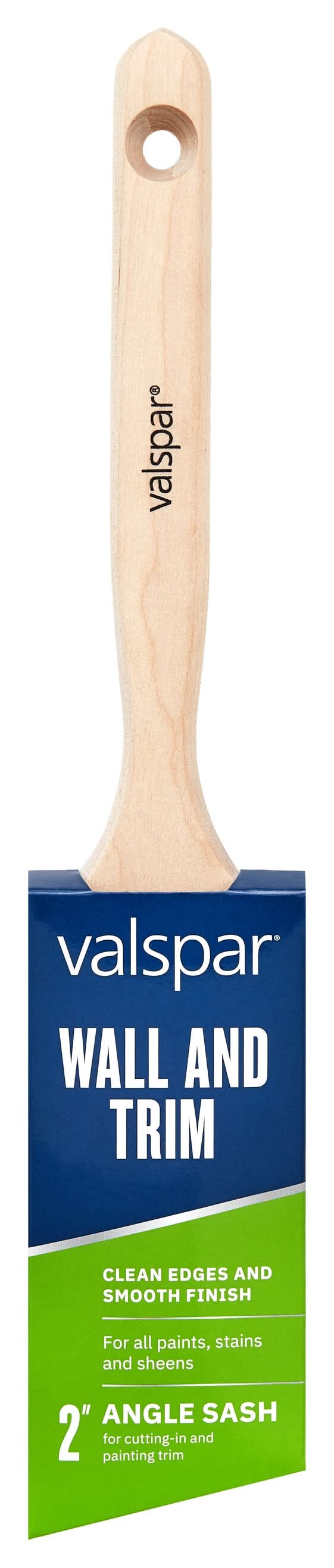 Valspar Wall and Trim 2-in Reusable Angle Wall Trim Brush