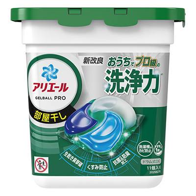 Ｐ＆Ｇ　アリエール　ジェルボール　プロ　部屋干し用　本体　１１個入