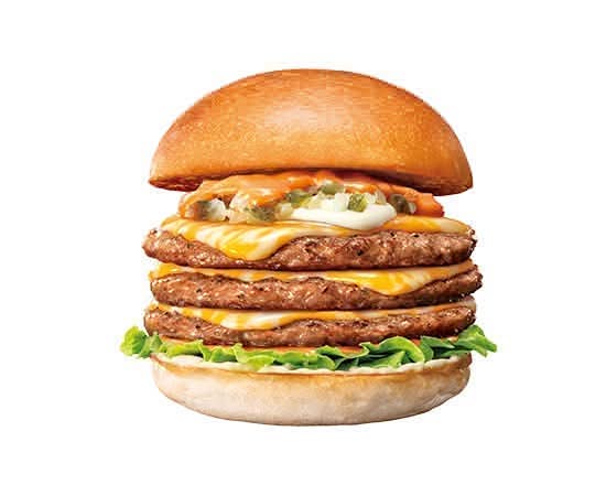 【単品】トリプル絶品チーズバーガーTriple ZEPPIN（Supreme） Cheeseburger