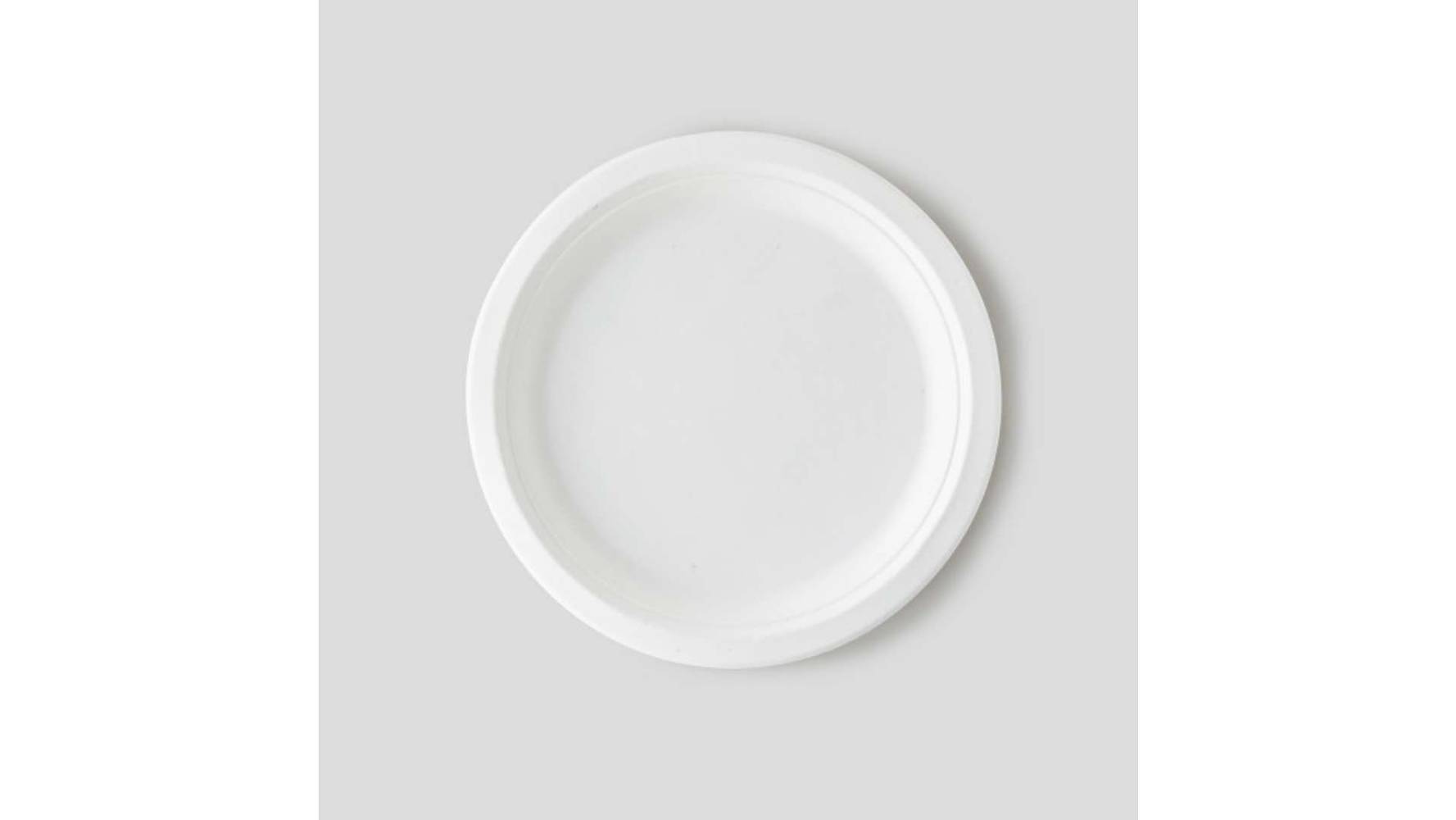Monoprix Vert - Assiettes, 23cm, blanc (20)