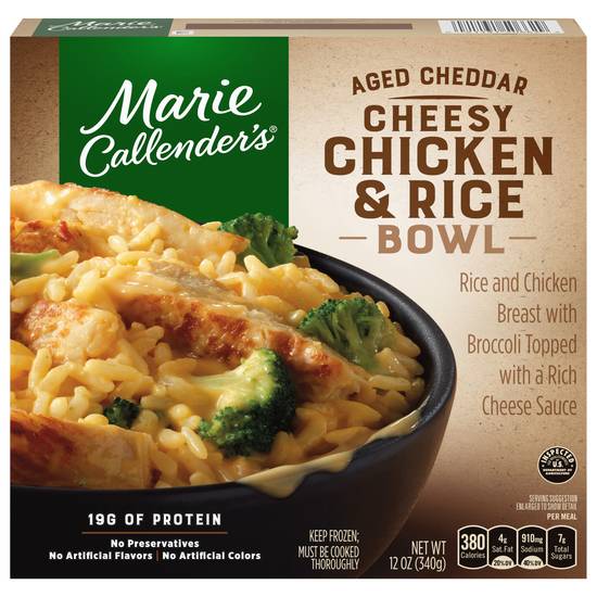 Marie Callender's Cheddar Cheesy Chicken & Rice Bowl