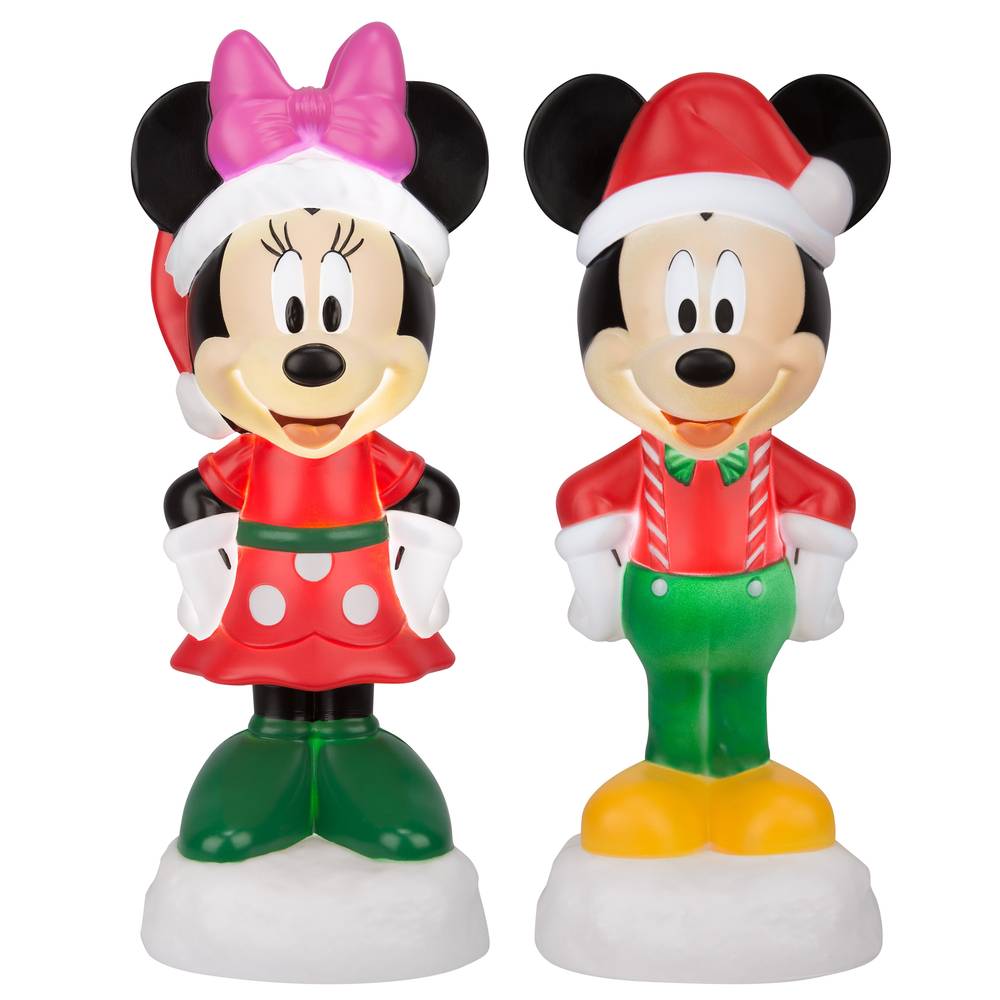 Disney 14-in LED Mickey & Minnie Mouse Blow Mold - Set of 2 | 884599