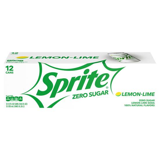 Sprite Zero Sugar Soda (12 pack, 12 fl oz) (lemon lime)