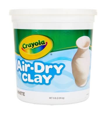 Crayola Air Dry Clay, White (5 lbs)