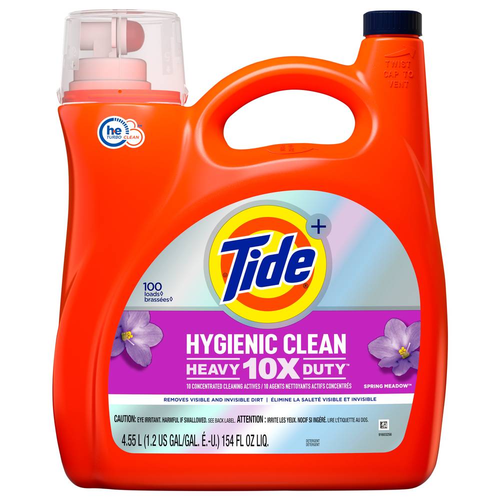 Tide Hygienic Clean Heavy Duty Detergent Spring Meadow Scent (4.5 L)