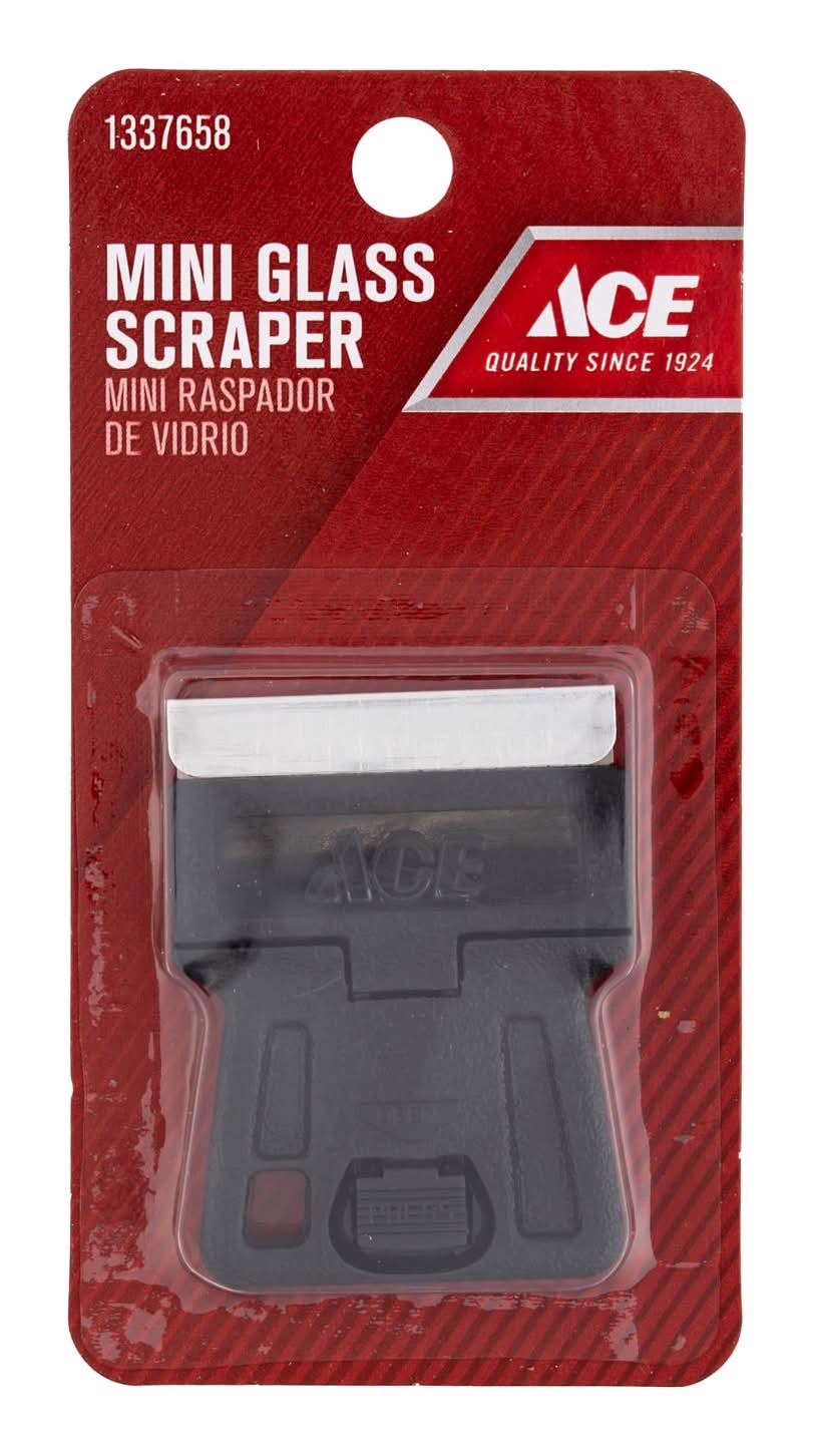 ACE 1-1/2 In. W Steel Single-Edge Glass Scraper