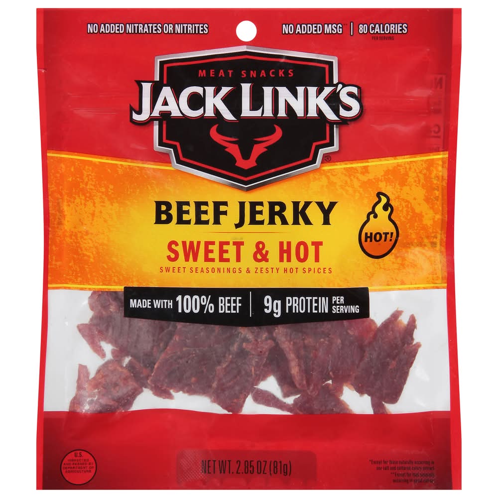 Jack Link's Beef Jerky, Sweet & Hot (2.85 oz)