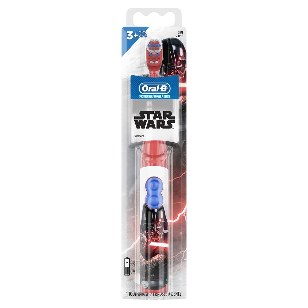 Oral-B Kids Star Wars Power Toothbrush for ages 3+, Soft Bristle, 1 CT