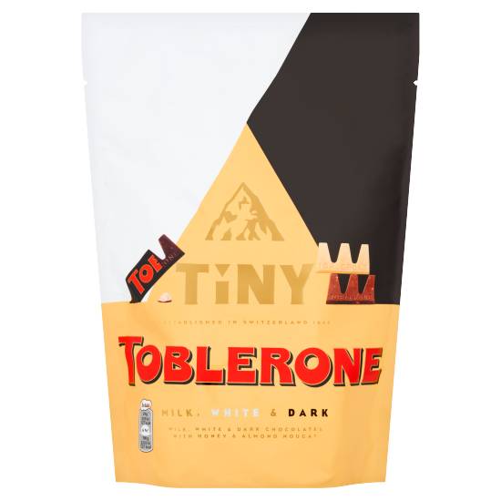 Toblerone Milk-White & Dark, Tiny Chocolate Pouch (280g)