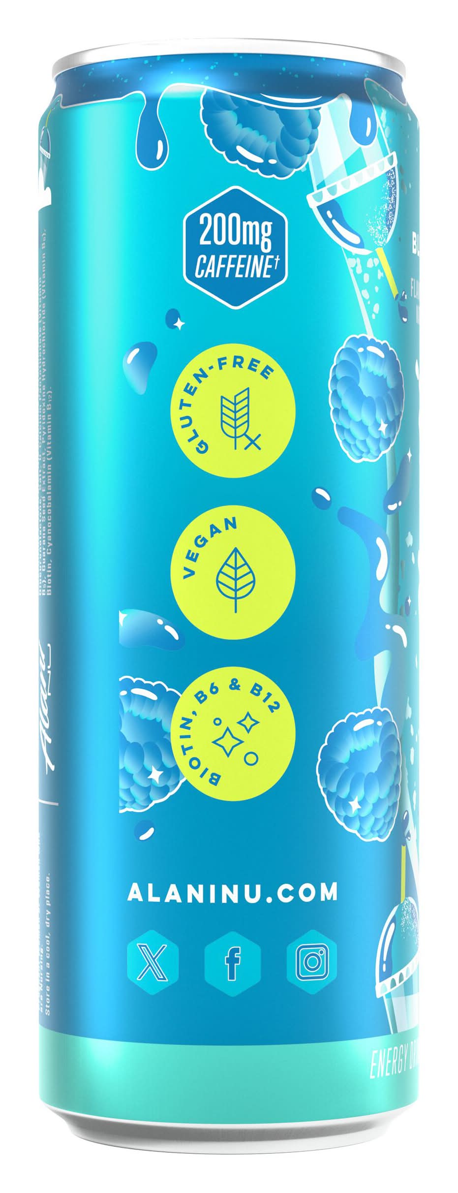 Alani Nu Energy Drink, Blue Slush (12 fl oz)