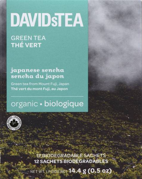 DAVIDsTEA Japanese Sencha Green Tea (14.4 g, 12 ct)