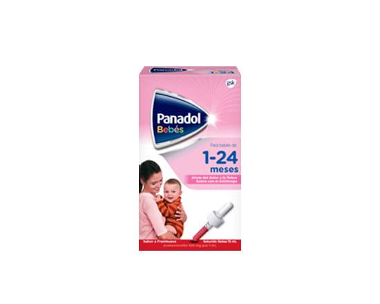 Panadol acetominofén 100 mg/1 ml niños (15 ml)