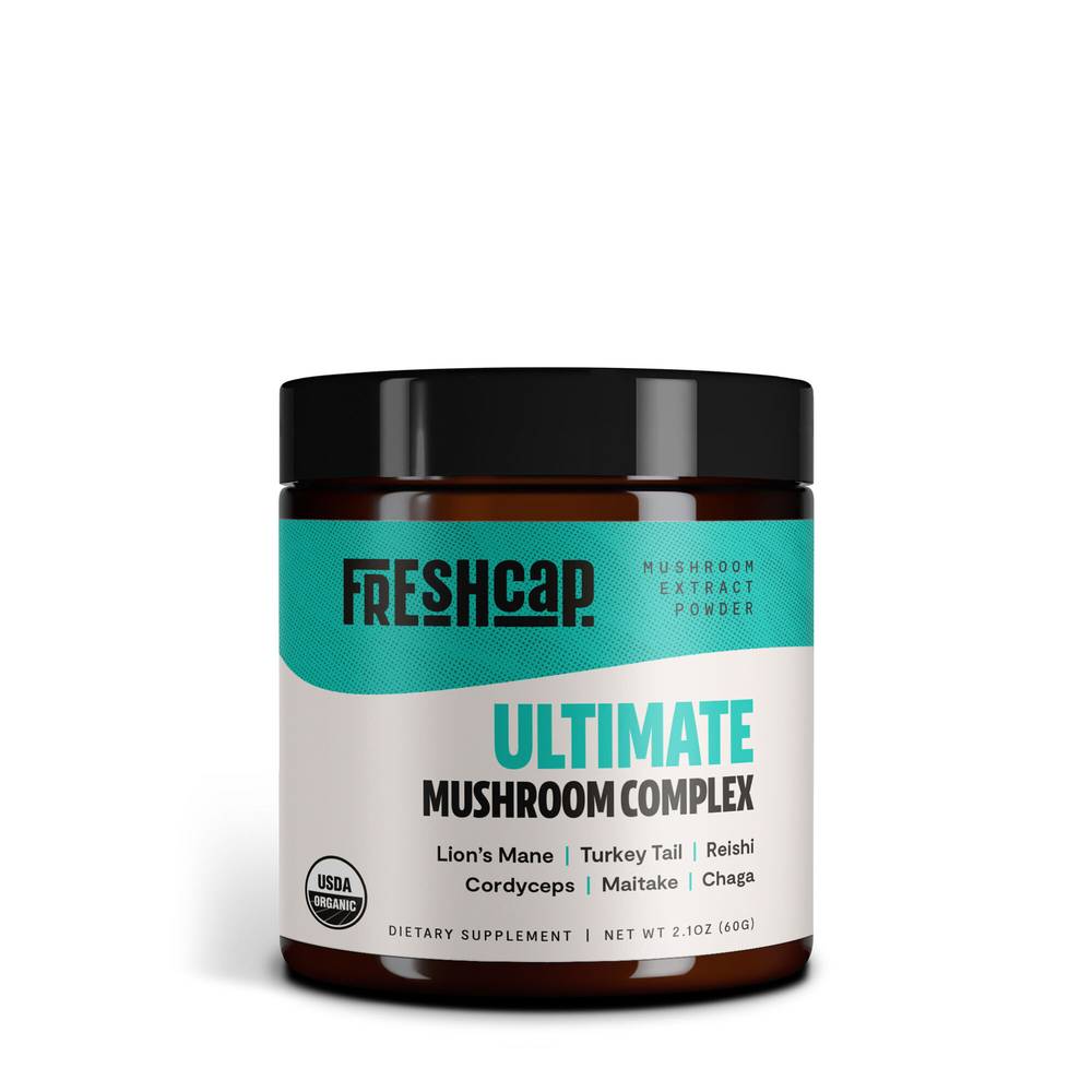 Freshcap Ultimate Mushroom Complex Pure Extract Powder (60 ct)