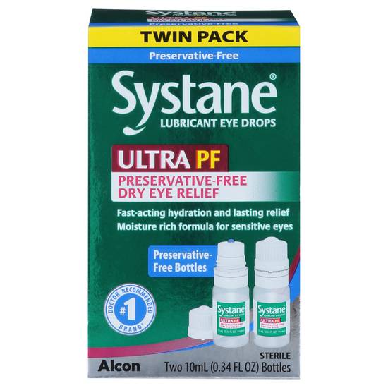 Systane Ultra Pf Eye Drops Twin pack
