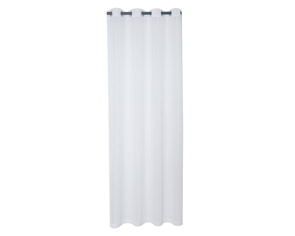 Cotidiana cortina velo deshilado blanco 140 x 230 cm (1 paño)