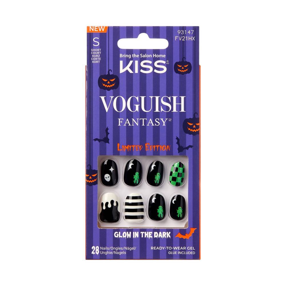 Kiss Voguish Fantasy Nails, Dark Clowns