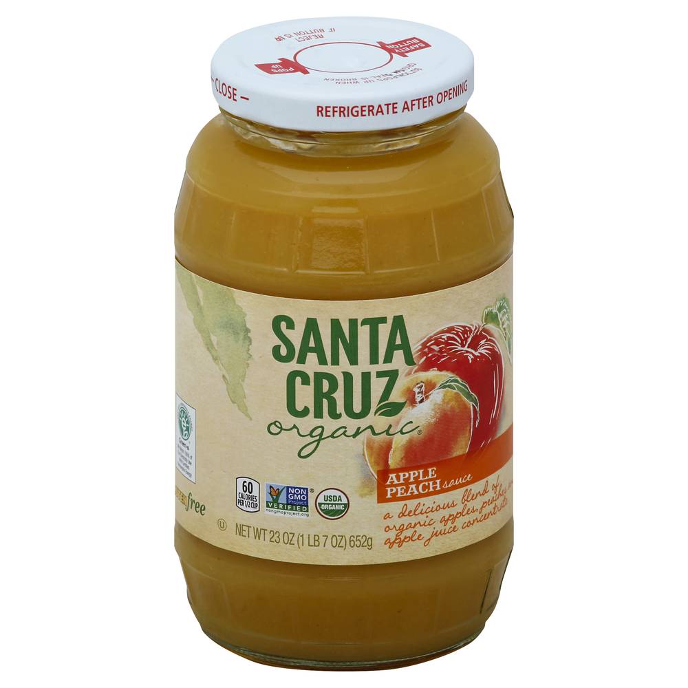 Santa Cruz Organic Apple Peach Sauce (1.44 lbs)