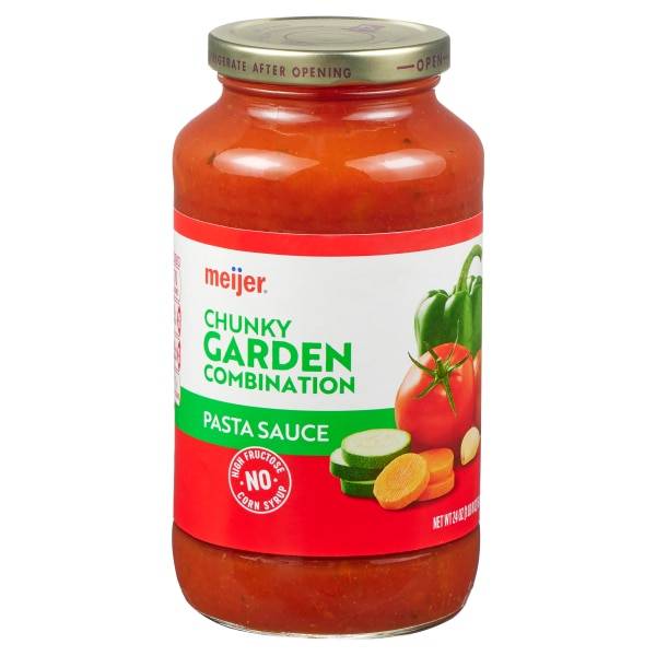 Meijer Chunky Garden Combination Pasta Sauce (24 oz)