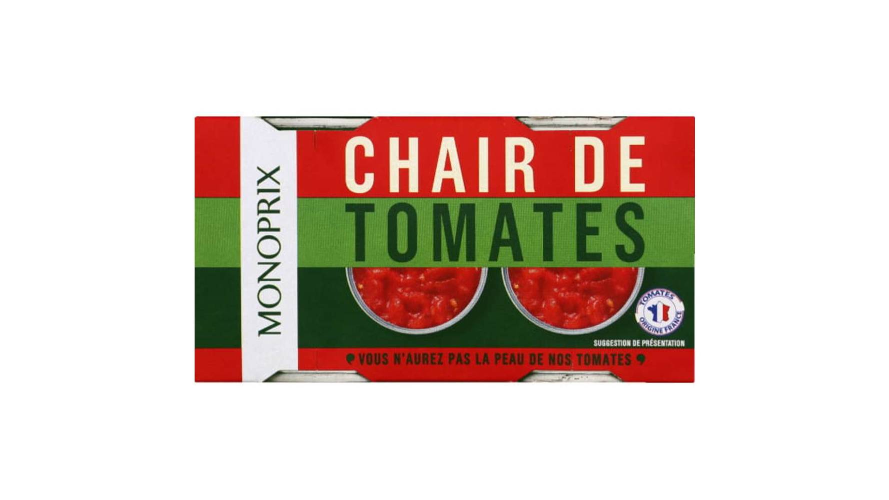 Monoprix Chair de tomates Les 2 boîtes de 190g