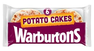 Warburtons 6 Potato Cakes