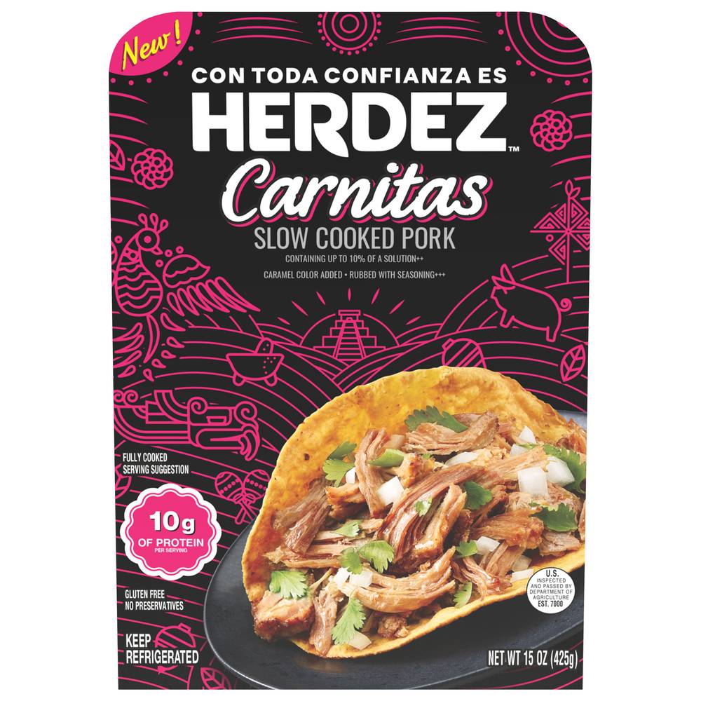 Herdez Slow Cooked Pork Carnitas (15 oz)