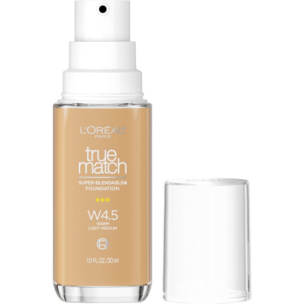 L'oréal Paris True Match Super-Blendable Medium Coverage Foundation (w4.5, warm light medium)