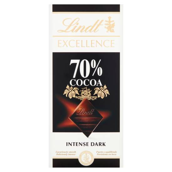 Lindt Excellence 70% Cocoa Intense Dark Chocolate Bar