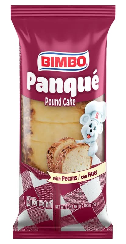 Bimbo Panque Pound Cake with Pecans
