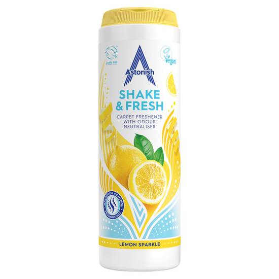 Astonish Shake & Fresh Carpet Freshener Lemon Sparkle 400g