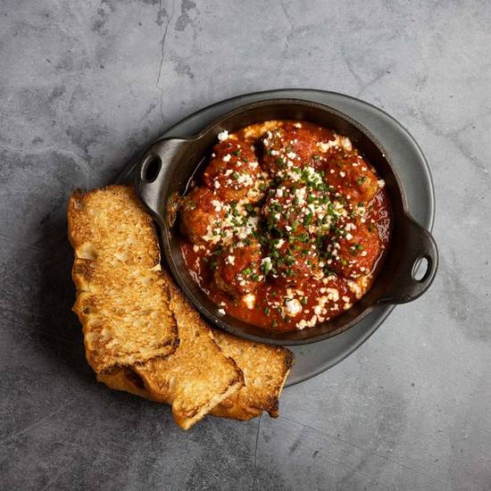 Meatballs & Goat Cheese