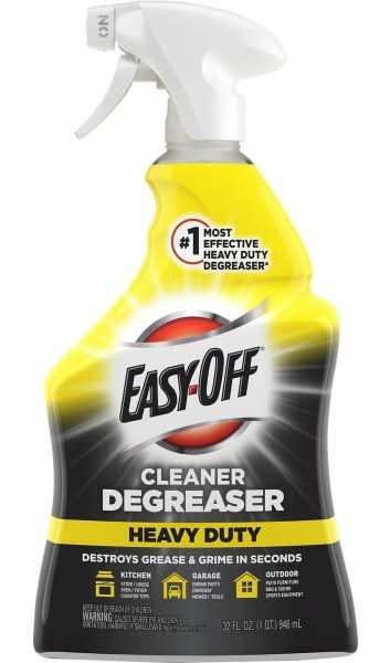 Easy-Off Cleaner Degreaser - Ready-To-Use - 32 fl oz (1 quart) - Heavy Duty - Clear - 1 Each