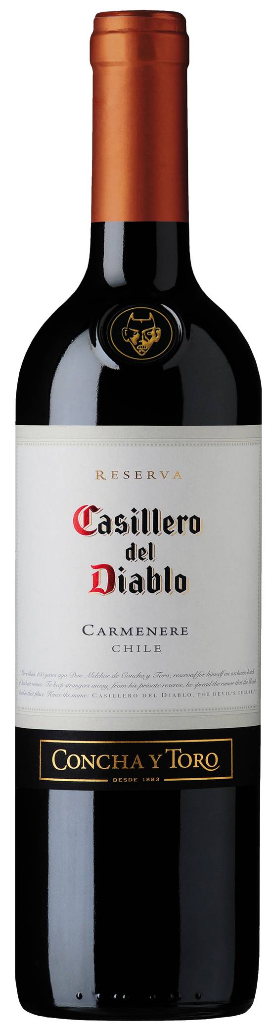 Casillero Del Diablo - Vin rouge du chili carmenere (750 ml)