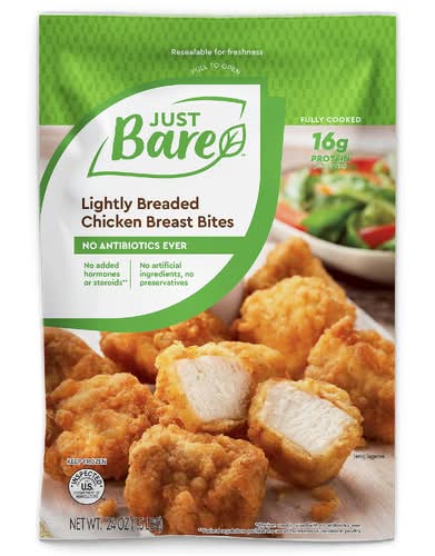 Just Bare Lightly Breaded Chicken Breast Bites