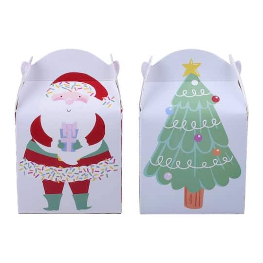 5" Santa & Tree Treat Boxes By Celebrate It