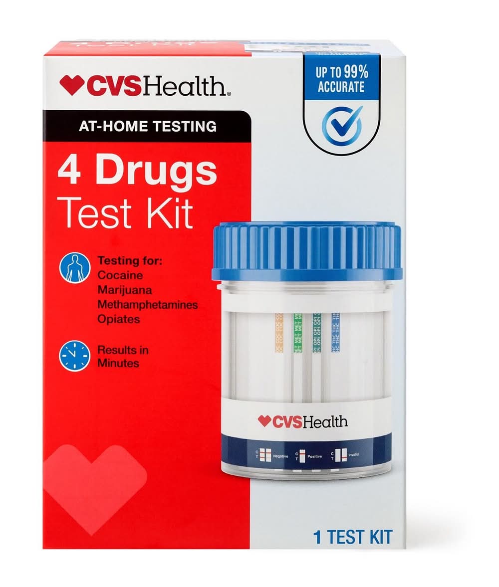 DrugConfirm 4 Drugs Tested Home Test Box
