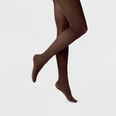 A New Day 50D Opaque Tights, Women, S/M, Brown